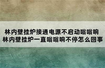 林内壁挂炉接通电源不启动嗡嗡响 林内壁挂炉一直嗡嗡响不停怎么回事